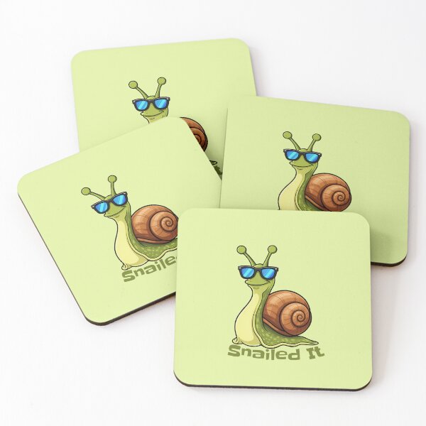 Item preview, Snailed It, Cute Snail Illustration designed and sold by WrenAndWhimsy.