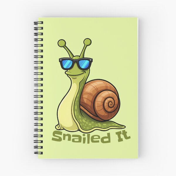 Item preview, Snailed It, Cute Snail Illustration designed and sold by WrenAndWhimsy.