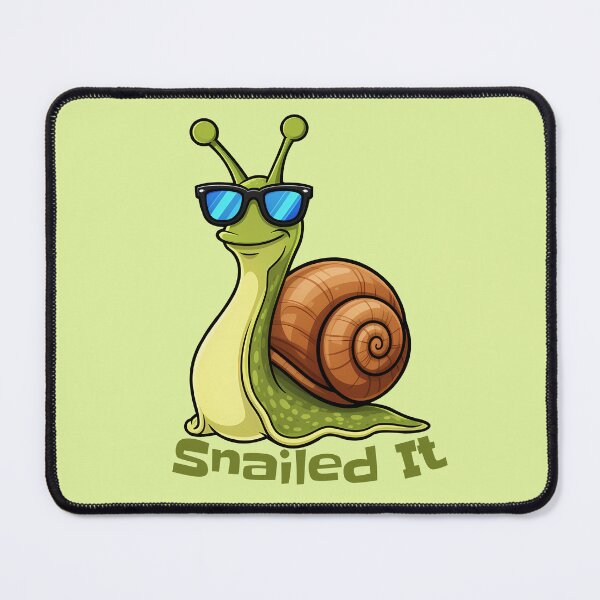 Item preview, Snailed It, Cute Snail Illustration designed and sold by WrenAndWhimsy.