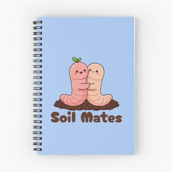 Item preview, Soil Mates, Cute Worm Pun Design designed and sold by WrenAndWhimsy.