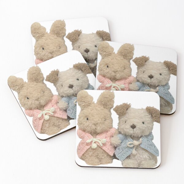 Item preview, jellycat bunny and puppy designed and sold by teethfairy.