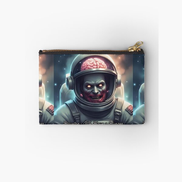 Item preview, Retro Space Horror Zombie Astronaut with Exposed Brain designed and sold by soin10s-designs.