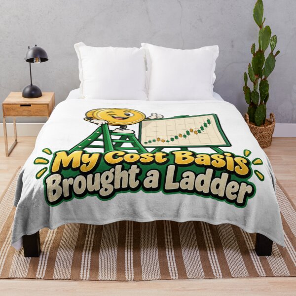 Item preview, Cost Basis Brought Ladder Trading Cartoon Art designed and sold by Bikivuno.