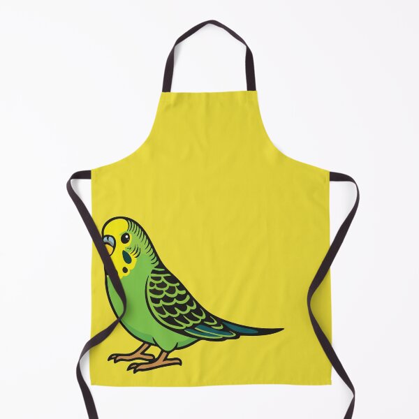 Item preview, Green and Yellow Budgie: Cute Cartoon Parakeet For Bird Lover designed and sold by Aritxa.