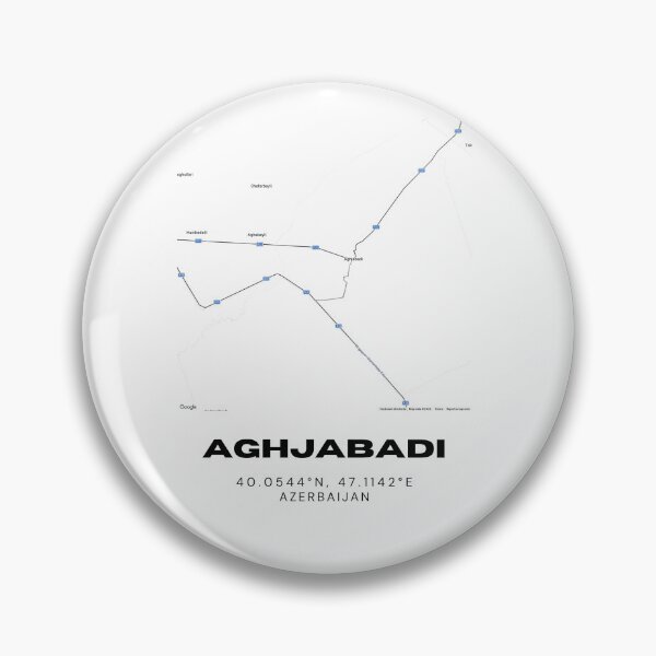 Item preview, Aghjabadi Azerbaijan Map | Minimalist Aghjabadi Location Design designed and sold by RM-Journey.