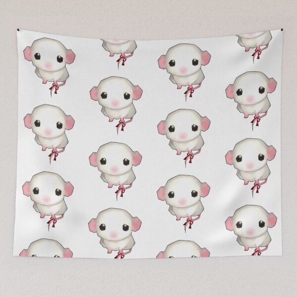 Item preview, low poly white mouse designed and sold by teethfairy.