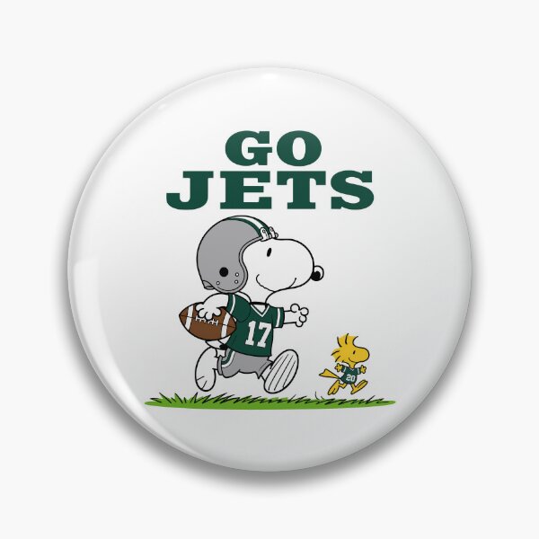Item preview, Snoopy & Woodstock New York Jets Football Retro F406 designed and sold by GLUVY-THEME.