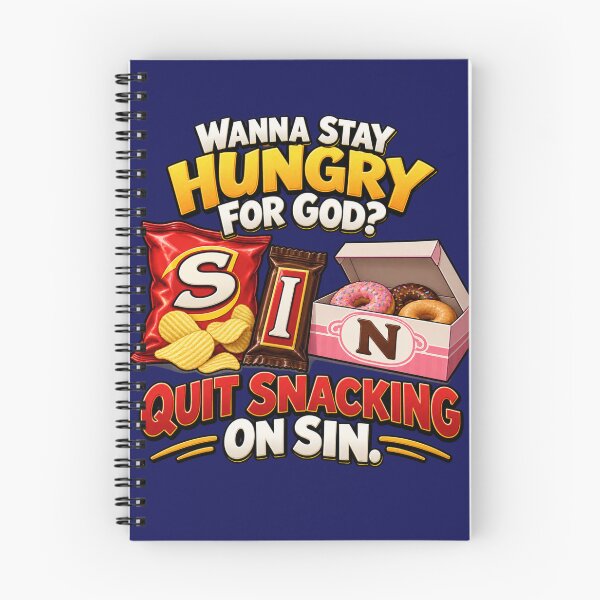 Item preview, Wanna Stay Hungry for God? Quit Snacking on Sin designed and sold by TheBibleStop.