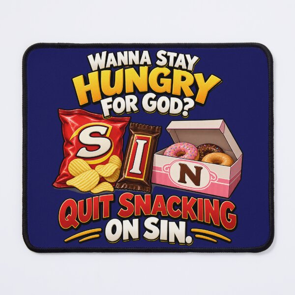 Item preview, Wanna Stay Hungry for God? Quit Snacking on Sin designed and sold by TheBibleStop.