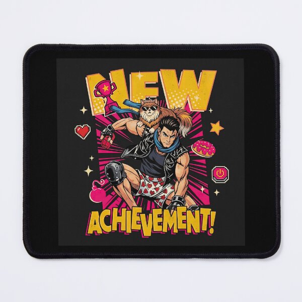 Item preview, "New Achievement Unlocked" Dungeon Crawler Carl & Princess Donut Fan Art designed and sold by The Funky Sprunki.