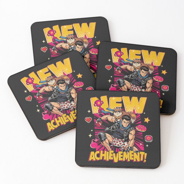 Item preview, "New Achievement Unlocked" Dungeon Crawler Carl & Princess Donut Fan Art designed and sold by The Funky Sprunki.