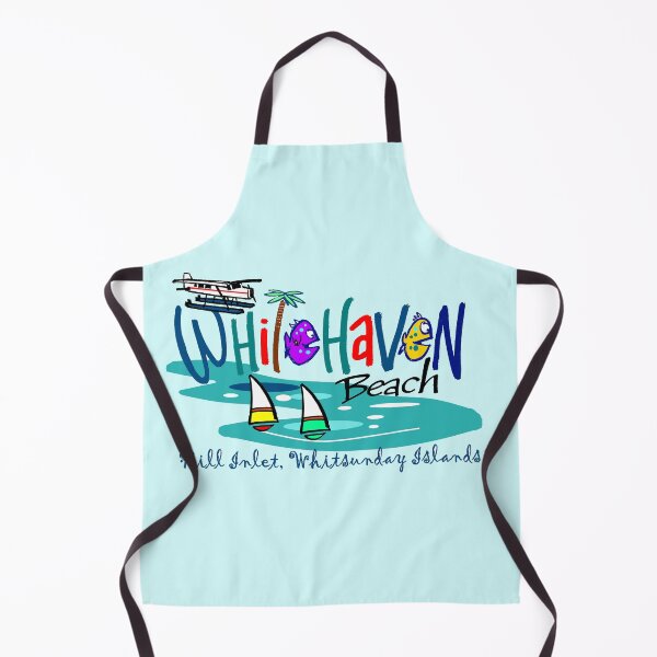 Item preview, Whitehaven Beach Whitsundays Swirling Sands Retro Souvenir designed and sold by Al Benge - NZ & Australian Art.