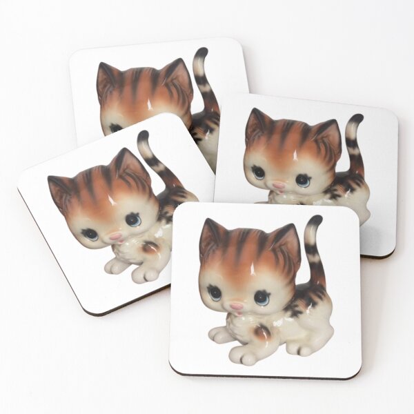 Item preview, vintage tiger kitty figurine designed and sold by teethfairy.