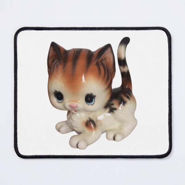 Item preview, vintage tiger kitty figurine designed and sold by teethfairy.