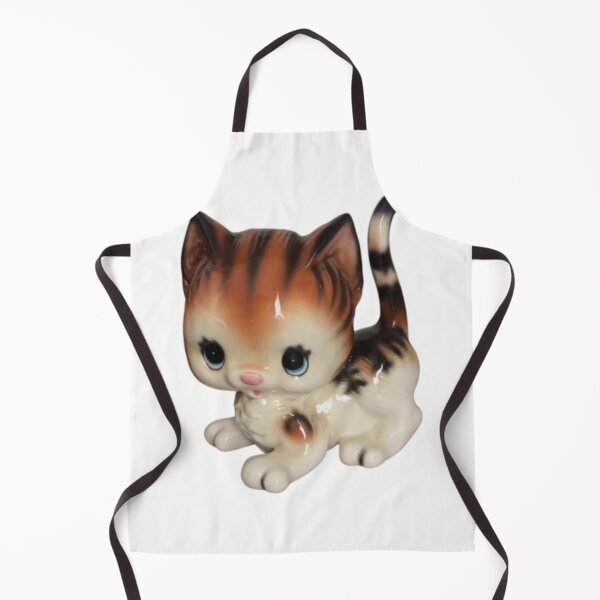 Item preview, vintage tiger kitty figurine designed and sold by teethfairy.