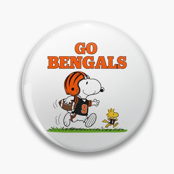 Item preview, Snoopy & Woodstock Cincinnati Bengals Football Retro F408 designed and sold by GLUVY-THEME.