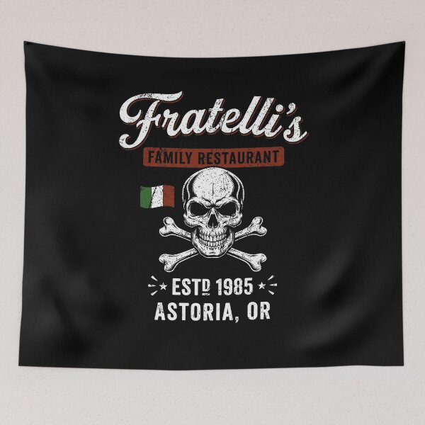 Item preview, Vintage 1985 Skull Restaurant Astoria Oregon Retro Distressed Design designed and sold by Fatherday.