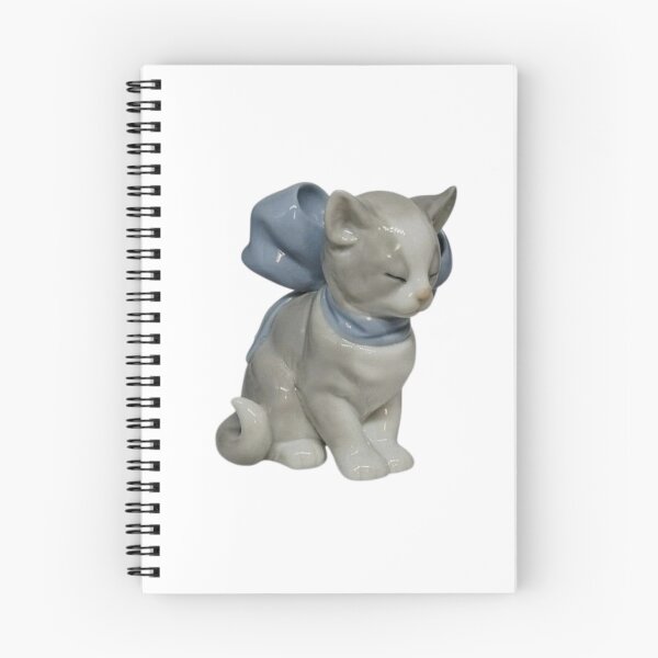 Item preview, vintage grey kitty figurine designed and sold by teethfairy.