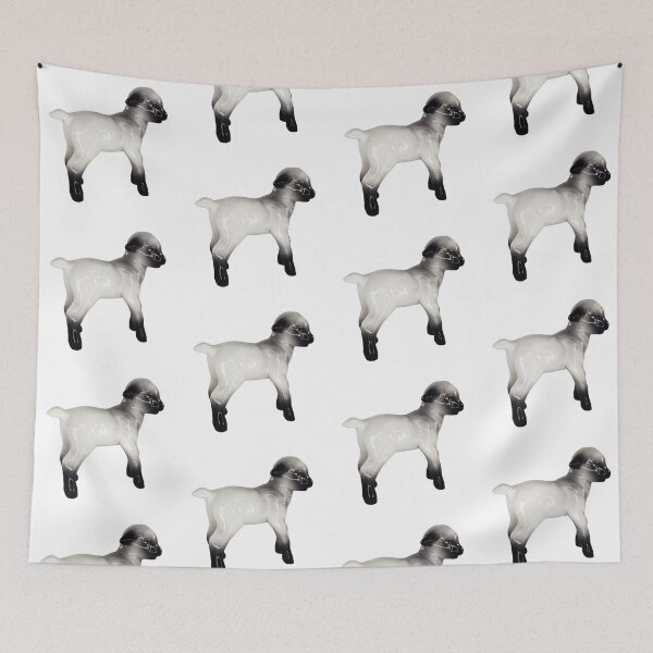 Item preview, vintage lamb figurine designed and sold by teethfairy.