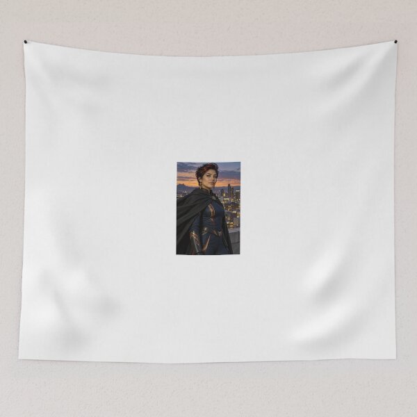 Item preview, The Caped Crusader in Night City Skyline designed and sold by CathryneDelamort.