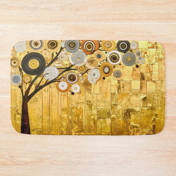 Item preview, Ornate Gold Leaf and Mosaic Circle Tree designed and sold by Vicky Brago-Mitchell®.