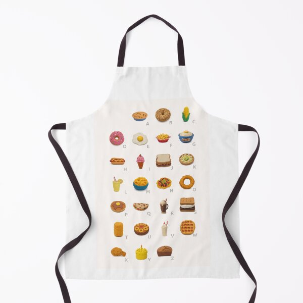 Item preview, American Foods Alphabet Claymation Nursery Art designed and sold by Ooshimooshi.