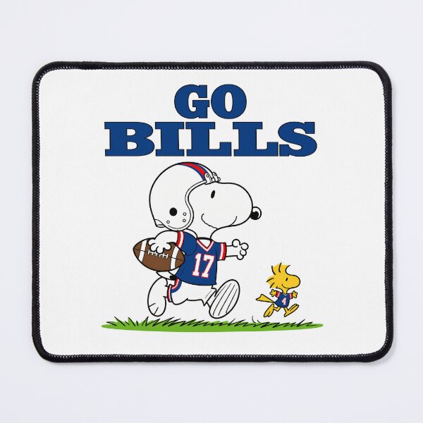 Item preview, Snoopy & Woodstock Buffalo Bills Football Retro F410 designed and sold by GLUVY-THEME.