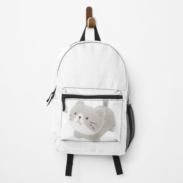 Item preview, grey tabby cat plushie designed and sold by teethfairy.