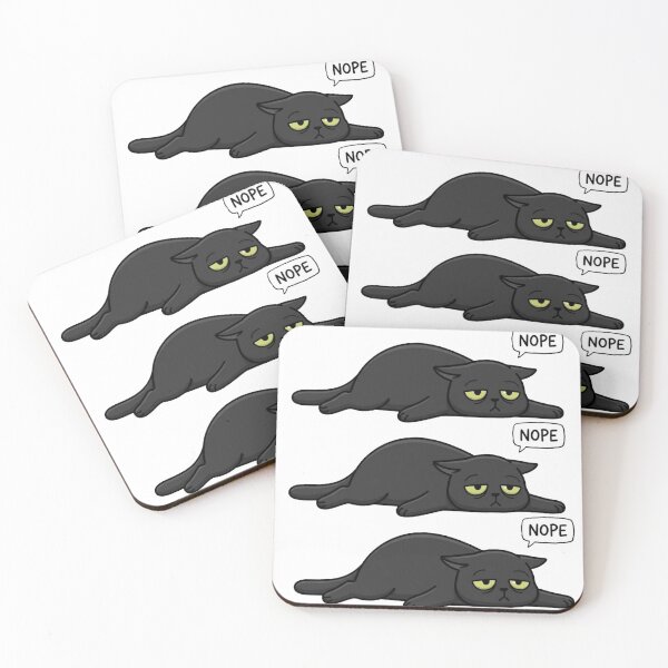 Item preview, Tired Cat - Today NOPE designed and sold by conamor-bymel.