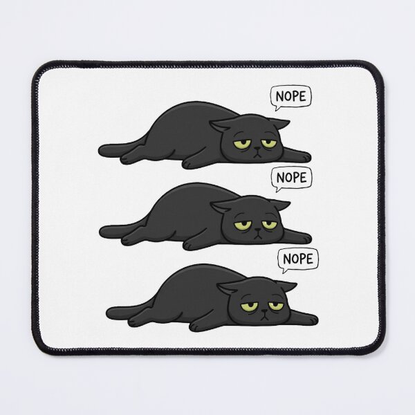 Item preview, Tired Cat - Today NOPE designed and sold by conamor-bymel.
