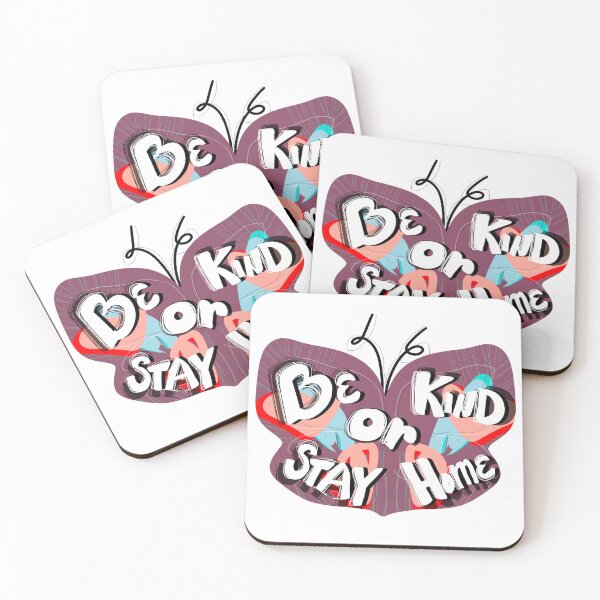 Item preview, Be Kind or Stay Home | Positive Sticker | Kindness Apparel  designed and sold by BusyBialas.
