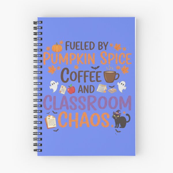 Item preview, Fueled Pumpkin Spice Coffee Classroom Chaos Graphic designed and sold by Exquisite Design Studio „Paculówka”.