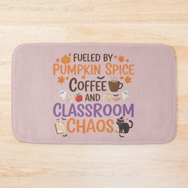 Item preview, Fueled Pumpkin Spice Coffee Classroom Chaos Graphic designed and sold by Exquisite Design Studio „Paculówka”.