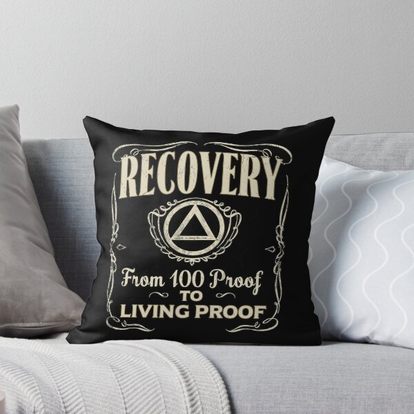 Item preview, Recovery Living Proof Sober Anniversary Vintage Distressed Emblem Design designed and sold by Fatherday.