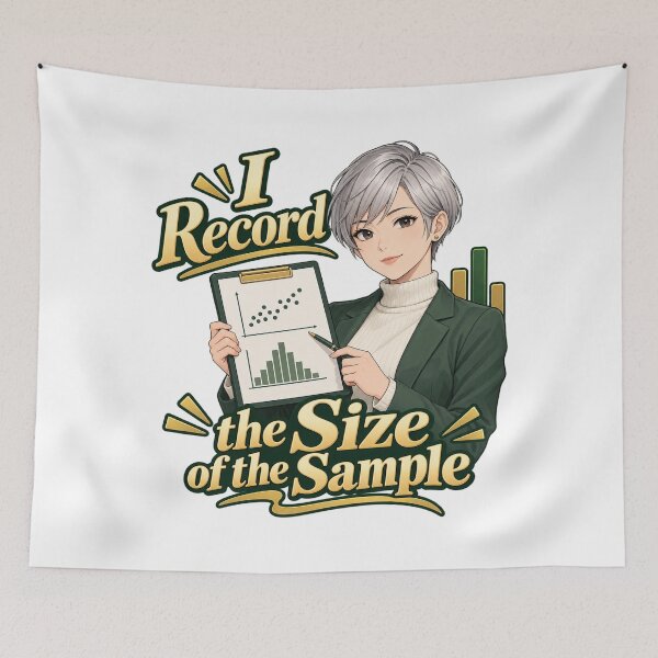 Item preview, Record the Size of the Sample Anime Trader Art designed and sold by Bikivuno.