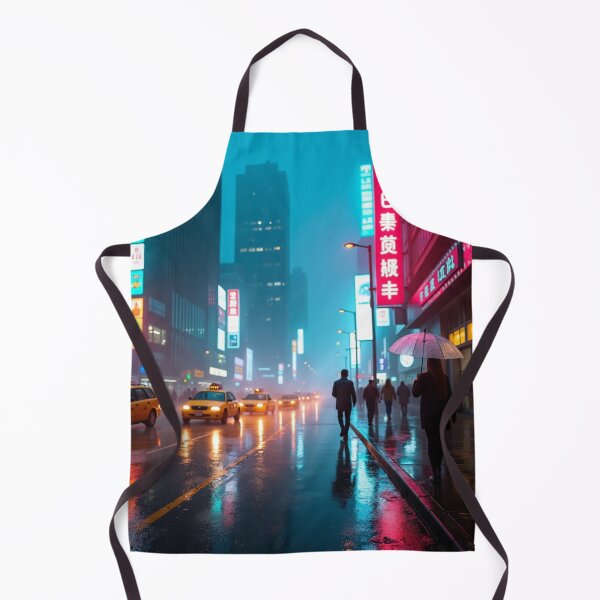 Item preview, Midnight Boulevard  Neon Rain Dreamscape designed and sold by nhk999.