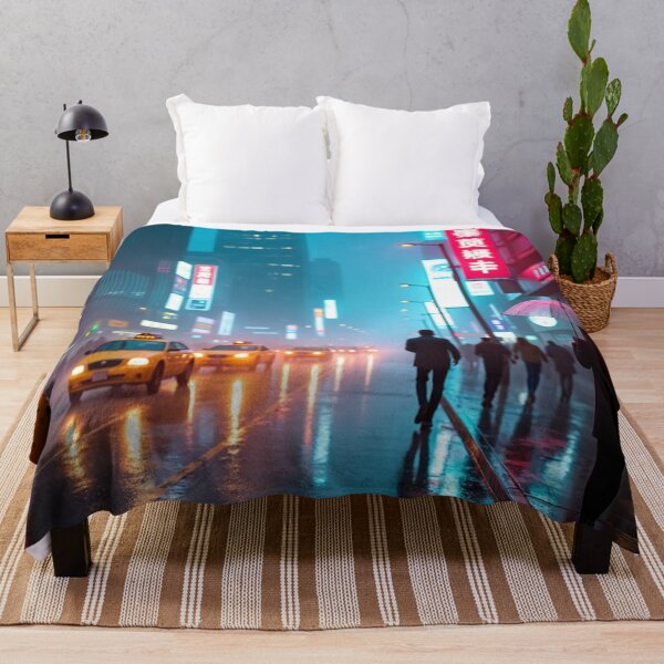 Item preview, Midnight Boulevard  Neon Rain Dreamscape designed and sold by nhk999.