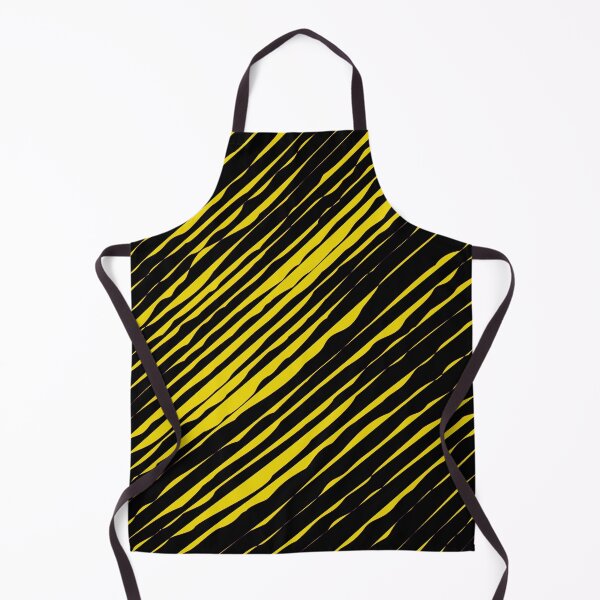 Item preview, Black and Yellow Slanted Organic Stripe Pattern | Dark Minimal Alt Aesthetic with yellow | Dark Feminine Y2K with yellow designed and sold by dfly-creations.