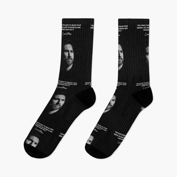 Item preview, You Have To Fight To Reach Your Dream. You Have To Sacrifice And Work Hard For It Leonel Messi Inspirational Football Quote designed and sold by Matt_Smith.