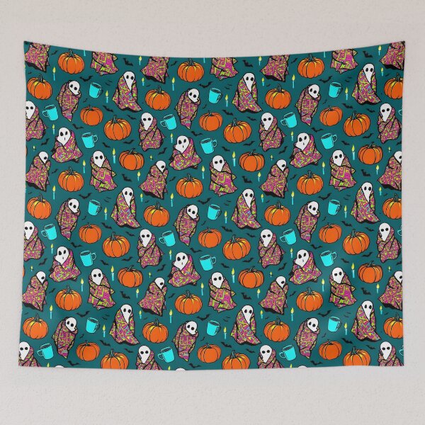 Item preview, Cozy Ghosts and Pumpkins designed and sold by AlyssasCreativeBoutique.