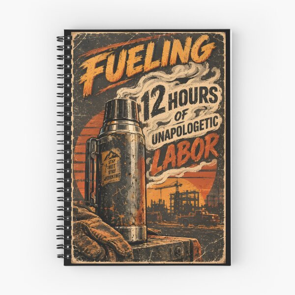 Item preview, Fueling 12 Hours Unapologetic Labor Thermos Shirt designed and sold by StudioBilly3000.