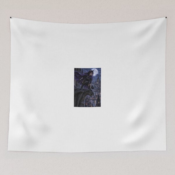 Item preview, The Caped Crusader Overlooking Gothic City designed and sold by CathryneDelamort.