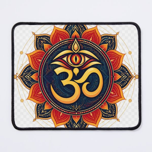 Item preview, Intricate Sacred Geometry Mandala with Om and Third Eye designed and sold by RM.creativeworks.