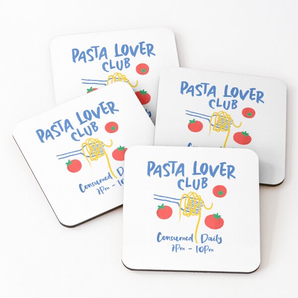 Item preview, Pasta Lover Club Funny Spaghetti Fork Tomato Foodie Noodle T-Shirt designed and sold by gidget-gadget.