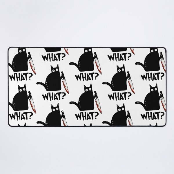 Item preview, Cat What Murderous Black Cat With Knife Gift designed and sold by Enchans.