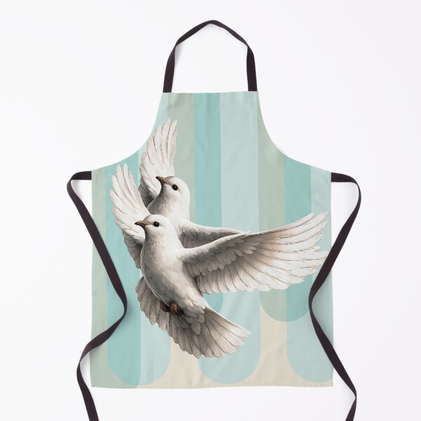 Item preview, Flying White Doves Peace Freedom Watercolor Illustration designed and sold by ZahraaStudio.