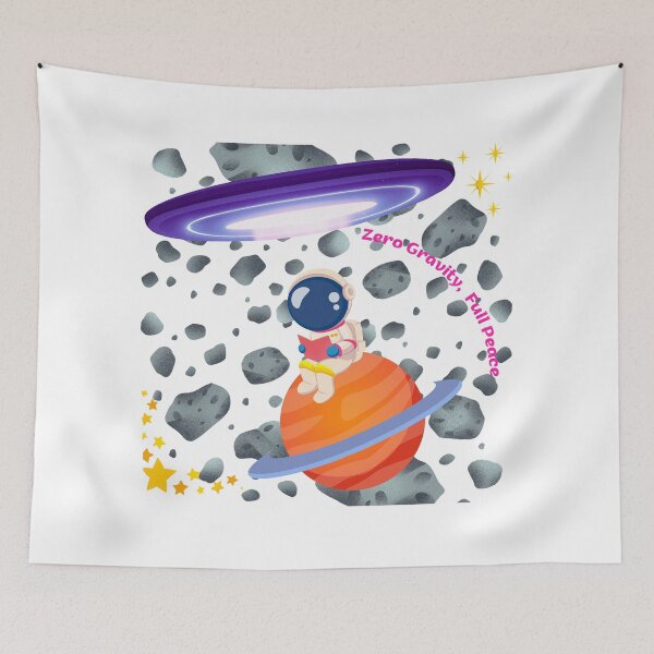 Item preview, Astronaut Reading in Space designed and sold by Kuevitaglowshop.
