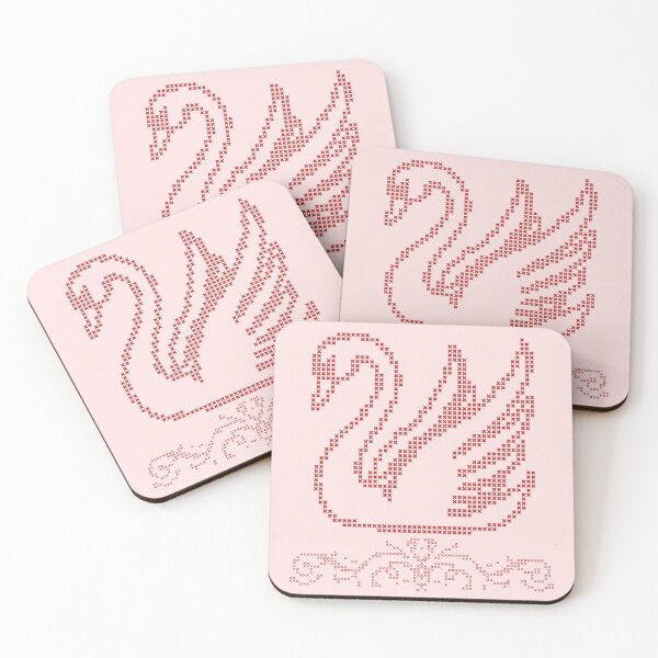 Item preview, cross stitch swan designed and sold by angelicfemme.