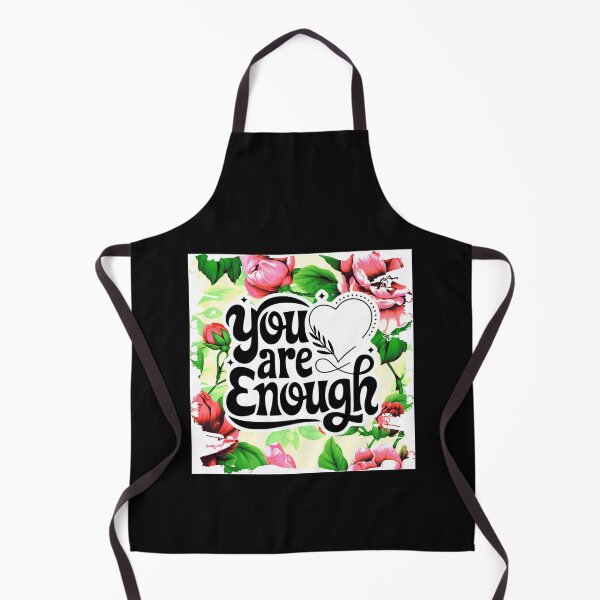 Item preview, Positive Affirmation 'You Are Enough' Flowers And Leaves designed and sold by DEC02.