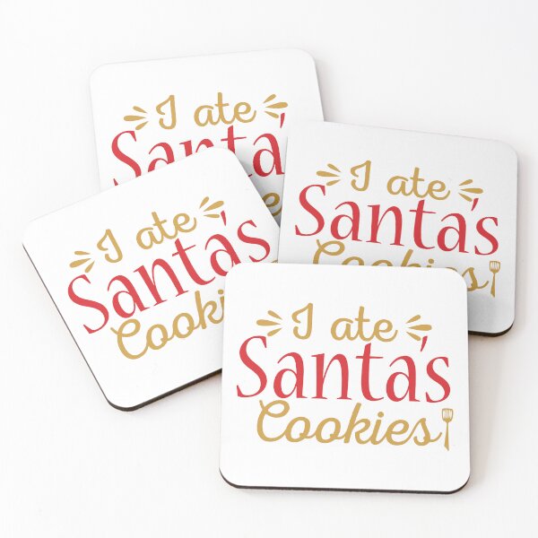 Item preview, I Ate Santa Cookies Funny Christmas Quote Holiday Vibes designed and sold by FuzionRaptor.